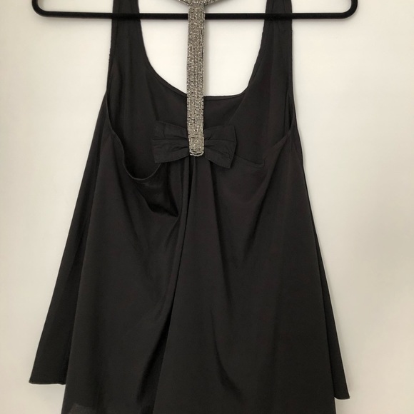 Black shirt with bow - Picture 2 of 4